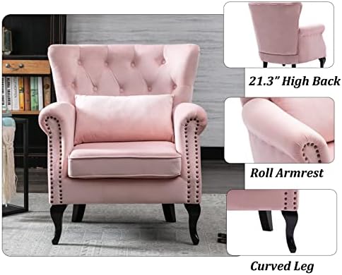 Set of 2 Mid Century Modern Accent Chair - Image 6