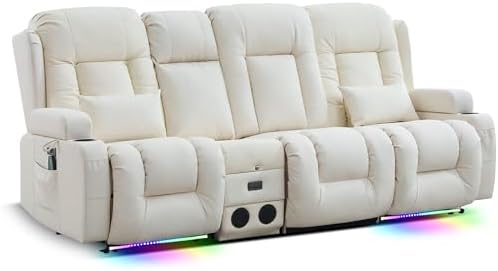 TUNYI Power Loveseat Recliner Sofa by Becomesyourhomepartner