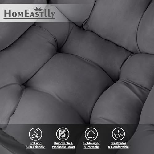 Lazy Chair with Ottoman, Soft Comfy Chair - Image 5