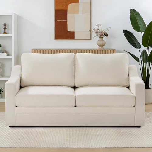 67” Chenille Loveseat Sofa w/Comfortable Back Cushions - Image 6