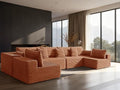 138" Cloud Sectional Couch, Comfort U Shaped Sofa by VYUXWO