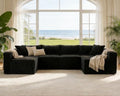 Claiks 128" U-Shaped Sofa, Oversized Modular Cloud Couch by CLAIKS