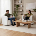 Barrel Chairs Set of 2, Upholstered, by Mrwaiba