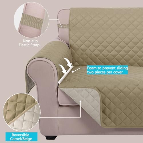 U-NICE HOME Reversible Sofa Cover Couch Cover - Image 3