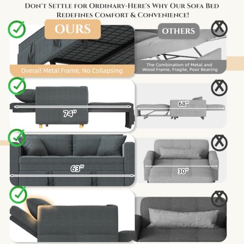 YODOLLA Sleeper Chair Bed - Image 4
