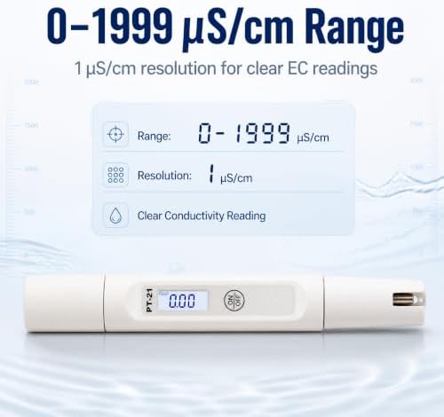 Digital EC Meter Conductivity Tester Pen 0-1999μS/cm - Image 3