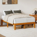 DUMOS 14 Inches Full Size Wood Platform Bed Frame, Solid Wooden Mattress by DumosLifestyle