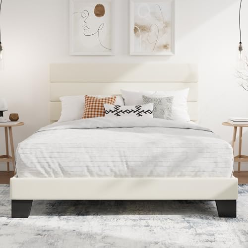 SHA CERLIN Queen Platform Bed Frame by SHACERLIN