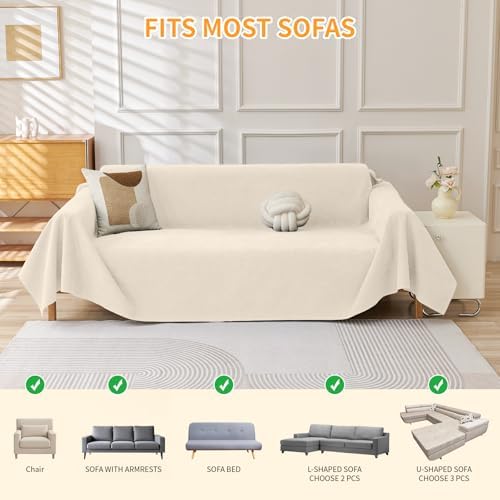 Deep Dream Cat-Scratch Resistant Couch Cover, Waterproof Sofa Cover - Image 6