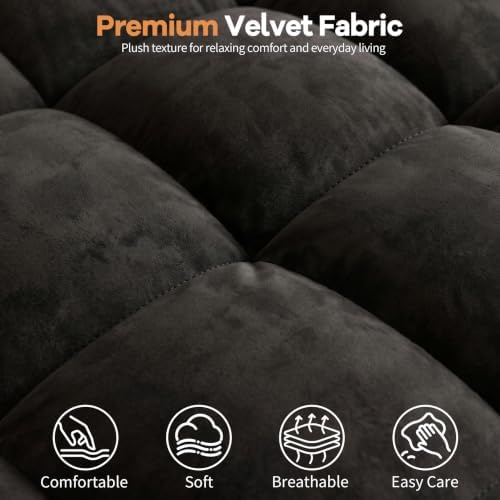 65'' Sleeper Sofa, 3-in-1 Convertible Sofa Bed - Image 5