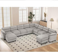 HAOMARKETS Oversized 135" Modular Sectional L Shaped Corner Sofa Couch by HAOMARKETS