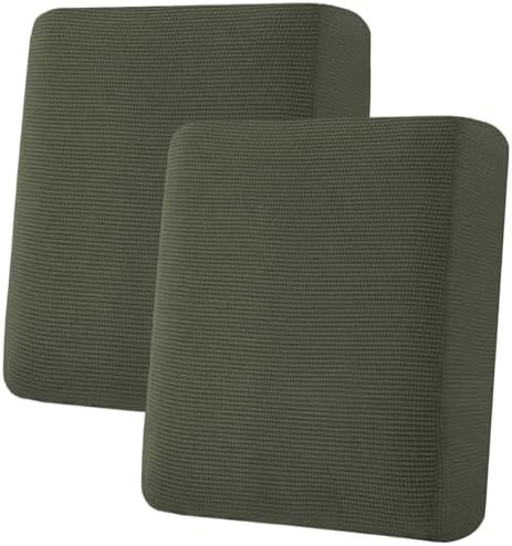 H.VERSAILTEX Super Stretch Individual Seat Cushion Covers Sofa Covers Couch by HVERSAILTEX