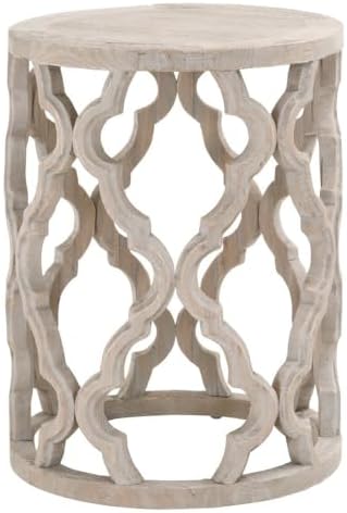 Starlight Canyon Home Gray End Table, Reclaimed Elm Wood - Image 4