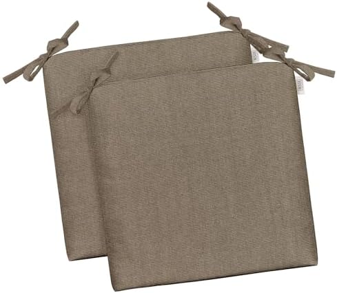 RSH DECOR: Sunbrella Foam Chair Cushions Set of 2 | 18" x 17.5" x 2" | by RSHDECOR