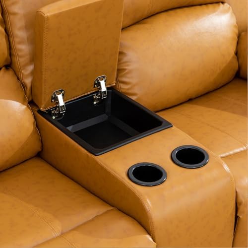 Leather Recliner Sofa Set, Includes 2 Manual Recliner 1 Seat and a 3 Seat Couch - Image 6