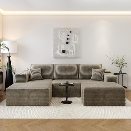 Settab 95" Boneless Couch Modular Sectional Sofa - Image 4