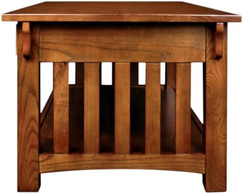 Leick Home Mission Coffee Table, Medium Oak - Image 5
