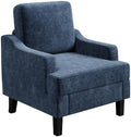 Garvee Blue Comfy Accent Chair, Upholstered Armchair by Garvee