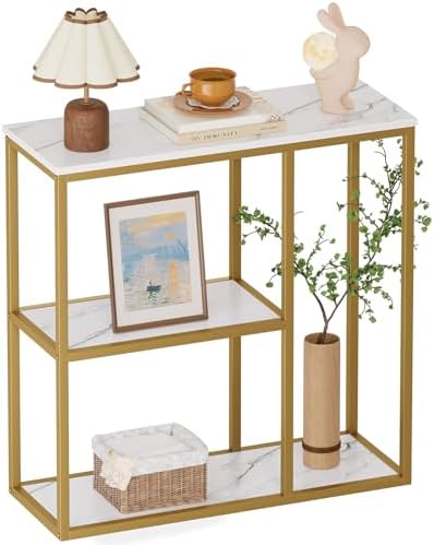 WOHOMO 31.5 in Entryway Table Modern Sofa Table by WOHOMO