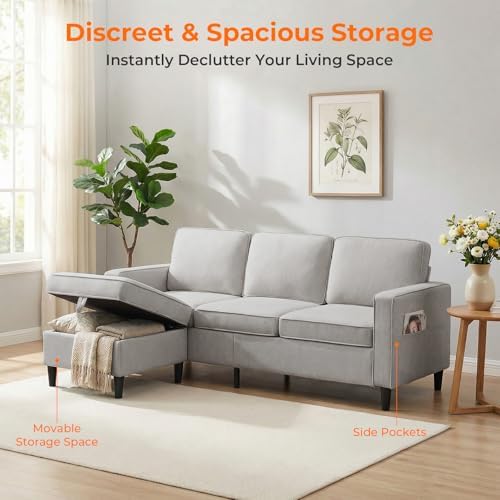 ijuicy 2PCS Sectional Sofa Set, Modern5 Seater Couch Set - Image 6