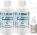pH Cleaning Solution 250 ml x 2 and pH Electrodes Storage Solution by GIDIGI