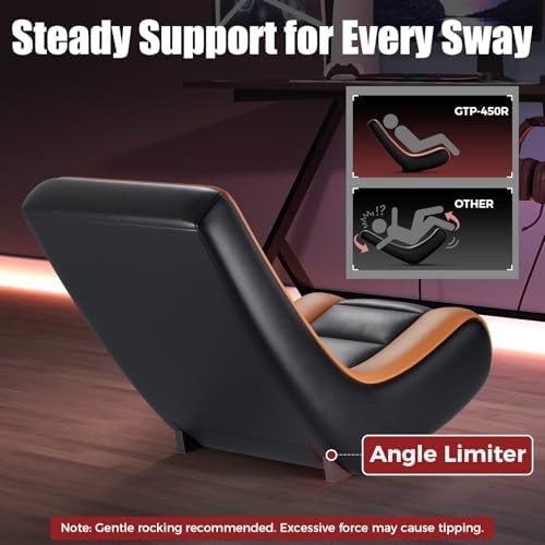 GTPLAYER Floor Rocking Gaming Chair – Floor Rolling Game Chairs - Image 6
