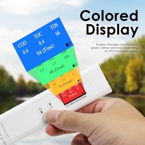 Water Quality Tester for Drinking Water Portable 9-in-1 TDS Meter Drinking - Image 3