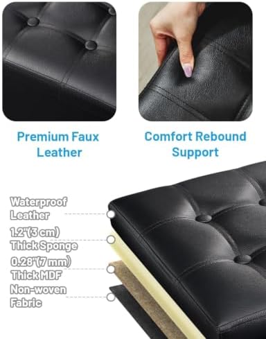 AmasSmile Ottoman with Storage - Image 6
