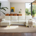 VINGLI 110" Large U-Shape Sectional Sofa Couch by VINGLI