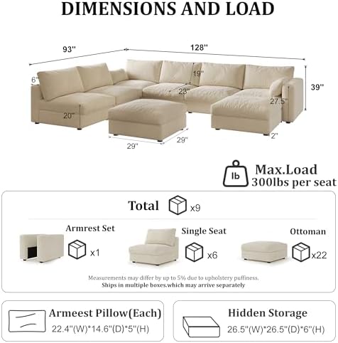 Cloud Modular Sectional Sofa Couch - Image 2