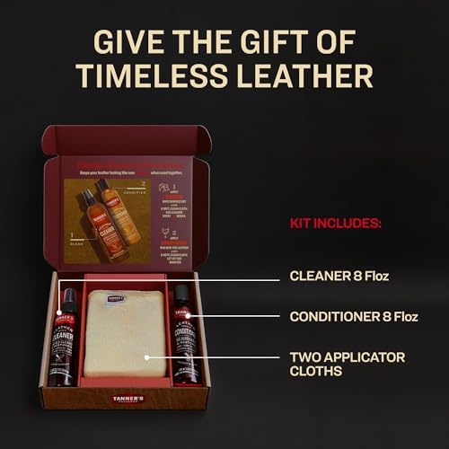 Tanner's Preserve Leather Cleaner & Conditioner Gift Set, Rejuvenates & - Image 2