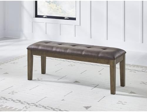 Signature Design by Ashley 1-Piece Upholstered Dining Bench, 50 in - Image 2