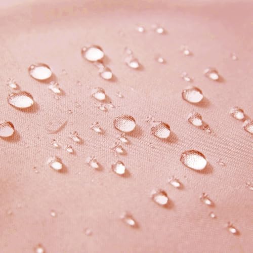 MIULEE Decorative Outdoor Pillow Covers Waterproof 20x20 Light Pink - Image 2