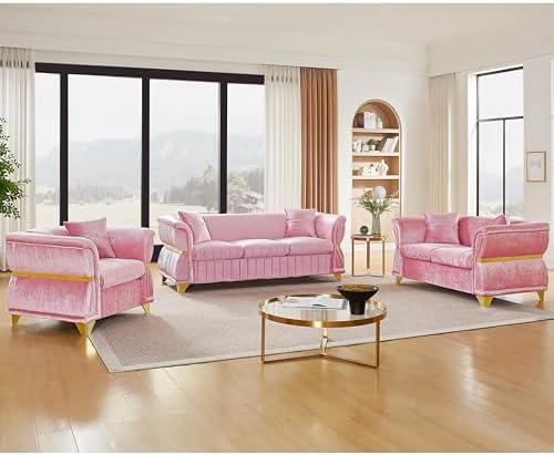 KEIKI 3-Piece Luxury Chesterfield Sofa Set - Image 3