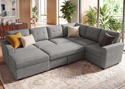 HONBAY Sectional Sleeper Sofa by HONBAY
