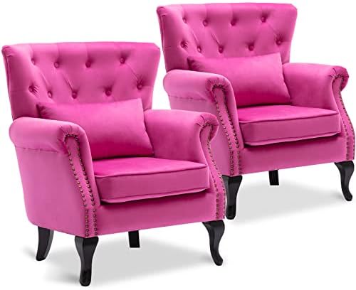 LZAREAL Accent Reading Arm Chairs Set of 2 by LZAREALBetterRoomForRealLiving