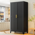 GAIOUS 79" Tall New Update Kitchen Pantry Cabinet, Metal Storage Cabinet by GAIOUS