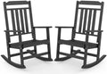 GREENVINES Classic Outdoor-Rocking-Chairs-Set-of-2, HDPE Rocker by GreenVines