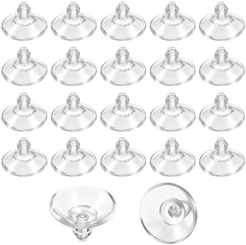20 Pack 19mm/0.7" Mini Suction Cups, Suction Cups by Unknown