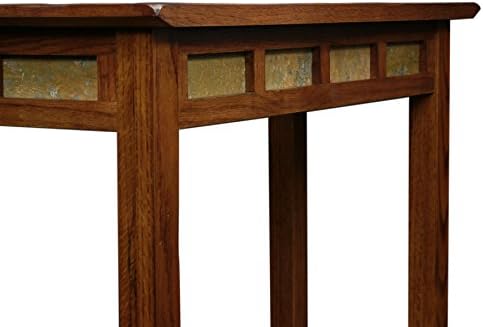 Leick Home Sibley Console Table, Rustic Oak - Image 6