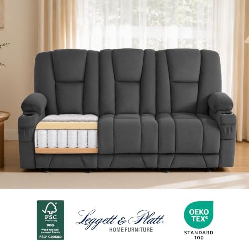 MCombo 79 in 3 Seater Reclining Sofa - Image 6
