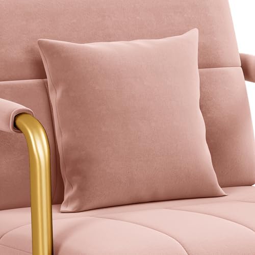 Yaheetech 30" Accent Chair Velvet Armchair - Image 7