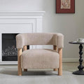 Christopher Knight Home Carly Low Profile Accent Chair, Round Backrest Side by ChristopherKnightHome