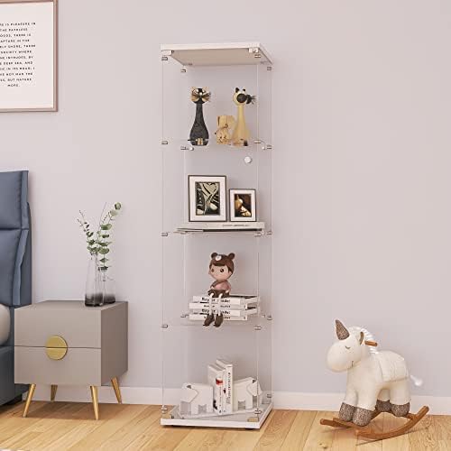 LFT HUIMEI2Y 4-Tier Glass Display Cabinet by LFTHUIMEI2Y