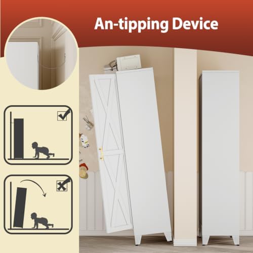 PAOFIN 61" H Kitchen Storage Cabinet - Image 6