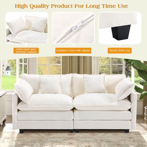 Hanherry Modular Sectional Sofa, Cloud Couch - Image 4