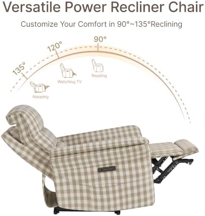 KISLOT Dual Motor Power Recliner Chair, Zero Gravity USB & Type-C - Image 5