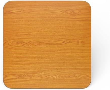 36" x 36" Square Reversible Walnut/Oak Laminated Table Top, Commercial Table Top by Mix.Home