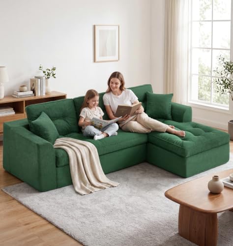 Hobestluk 105'' Boneless Couch Modular Sectional Sofa - Image 4