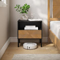 Bme Vivian Solid Wood Nightstand, End Table, Bedside Table by Bme